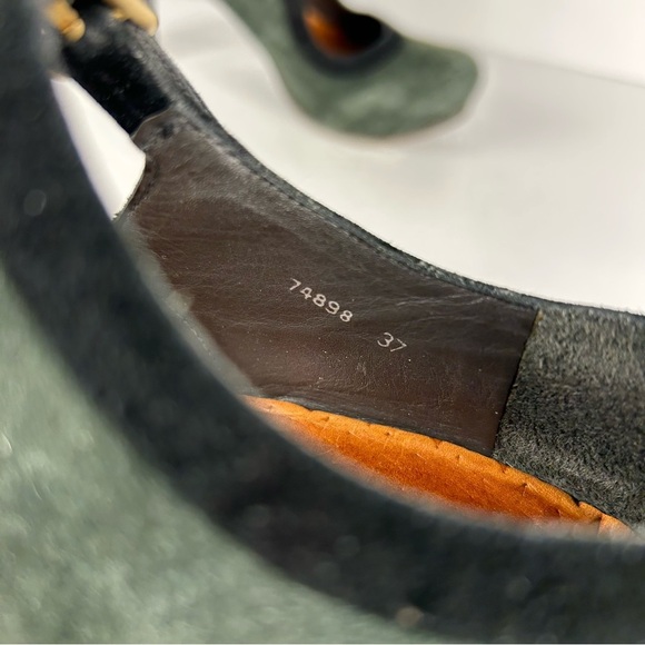 Chie Mihara Dark Green and Black Heels 👠 Size 37 - Picture 4 of 8